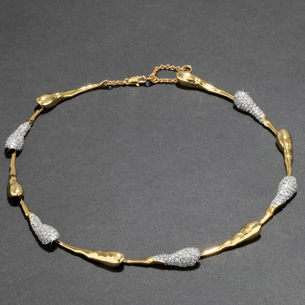 ALEXIS BITTAR • Solanales Crystal Teardrop Riviera Necklace